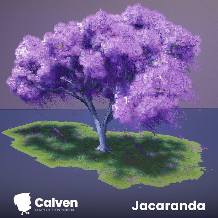 a tree with purple flowers in the background