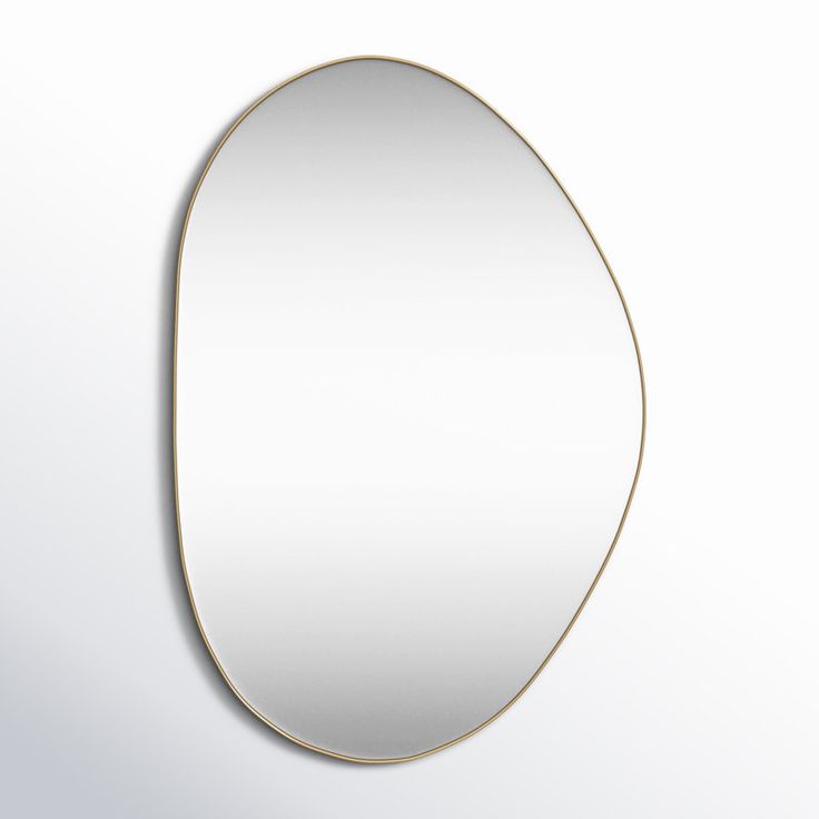 All About ItWall-mountableMetal FramedCan be mounted horizontally or vertically Beautifully unbalanced, this asymmetrical novelty mirror mounts on your wall to create a focal point in your glam aesthetic. It's crafted from metal and glass in a design that blends simple minimalism with glam style. A luminous metallic finish on a slim, barely-there frame wraps around, an irregular oval silhouette, bringing a touch of mod style to your bathroom, bedroom, or accent wall. We love that this piece offers both horizontal and vertical mounting options, letting you customize its position to suit your room. Glam Aesthetic, Glam Style, Bathroom Bedroom, Wall Mirror, Modern Decor, Accent Wall, Focal Point, A Design, Bath