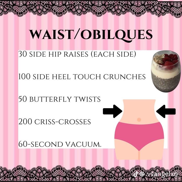 a woman's waist with the words waist / obiloies on it and an image of her stomach