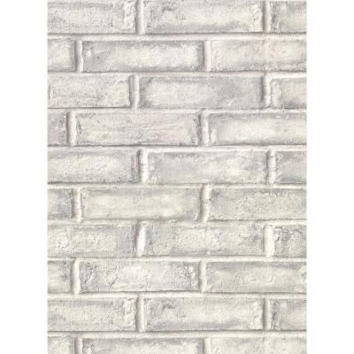 a white brick wallpaper background