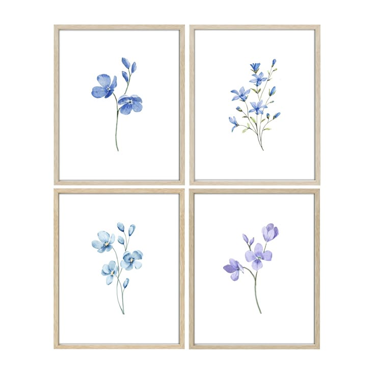 PRICES MAY VARY. Flower Prints Wall Art: Add a touch of serene, natural beauty to your room with these blue flower prints! Quality Flower Pictures: Made with high-quality art paper, this floral wall art is built to last. HD Prints: Enjoy the high quality floral prints with sharp and clear images that bring the nature to life. Easy to Use: These floral prints can be displayed by hanging them with picture frames, picture clips, making it effortless to add a touch of flower-inspired decor to any ro Light Blue Wall Decor, Light Blue Bathroom Decor, Blue And White Bathroom Decor, White Gold Room, Wall Pictures For Bedroom, Blue Flower Pictures, Picture Clips, Pictures For Bedroom, Hd Prints