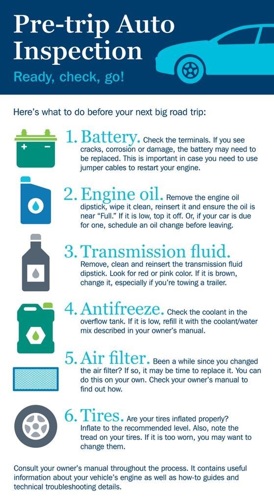 an info sheet with instructions on how to use the engine and oil in a car