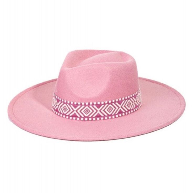 Add Some Flare To Your Look With This Structured Hat. The Serena Hat Is The Perfect Color And Texture To Pair With Any Dress, Top, Or Sweater! Not To Mention The Fun Contrast Trim Is Sure Make A Statement. Adjustable Fit Pink Felt Hat With Short Brim For Spring, Pink Fitted Brimmed Fedora, Fitted Pink Brimmed Fedora, Pink Flat Brim Felt Hat For Spring, Pink Wide Brim Felt Hat For Spring, Pink Flat Brim Fedora For Spring, Pink Wide Brim Hat For Winter, Pink Brimmed Fedora For Winter, Pink Adjustable Fedora Felt Hat