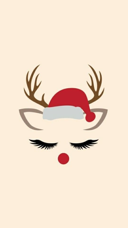 Christmas Wallpaper Rudolph, Christmas Wallpapers For Iphone, Aesthetic Christmas Wallpapers, Xmas Reindeer, Background Screen, Creepy Backgrounds, Lash Quotes, Backgrounds Girly, Eyelash Logo