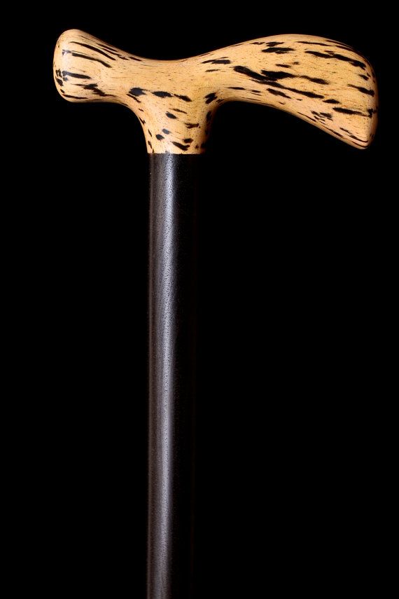 Walking Cane Ebony Walnut by WalkingWithWood on Etsy Darkest Black Color, Canes And Walking Sticks, Walking Sticks And Canes, Hiking Sticks, Canes & Walking Sticks, Black Walnut Wood, Walking Cane, Walking Canes, Walking Stick