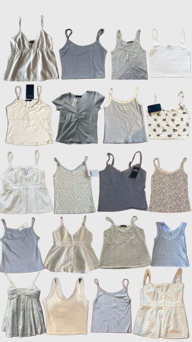 Tank top inspo Brandy Melville Outfits Summer, Brandy Melville Summer, Brandy Outfits, Brandy Melville Shirts, Summer Tanks, Brandy Melville Outfits, Tank Tops Summer, Gap Outfits, Tank Top Outfits