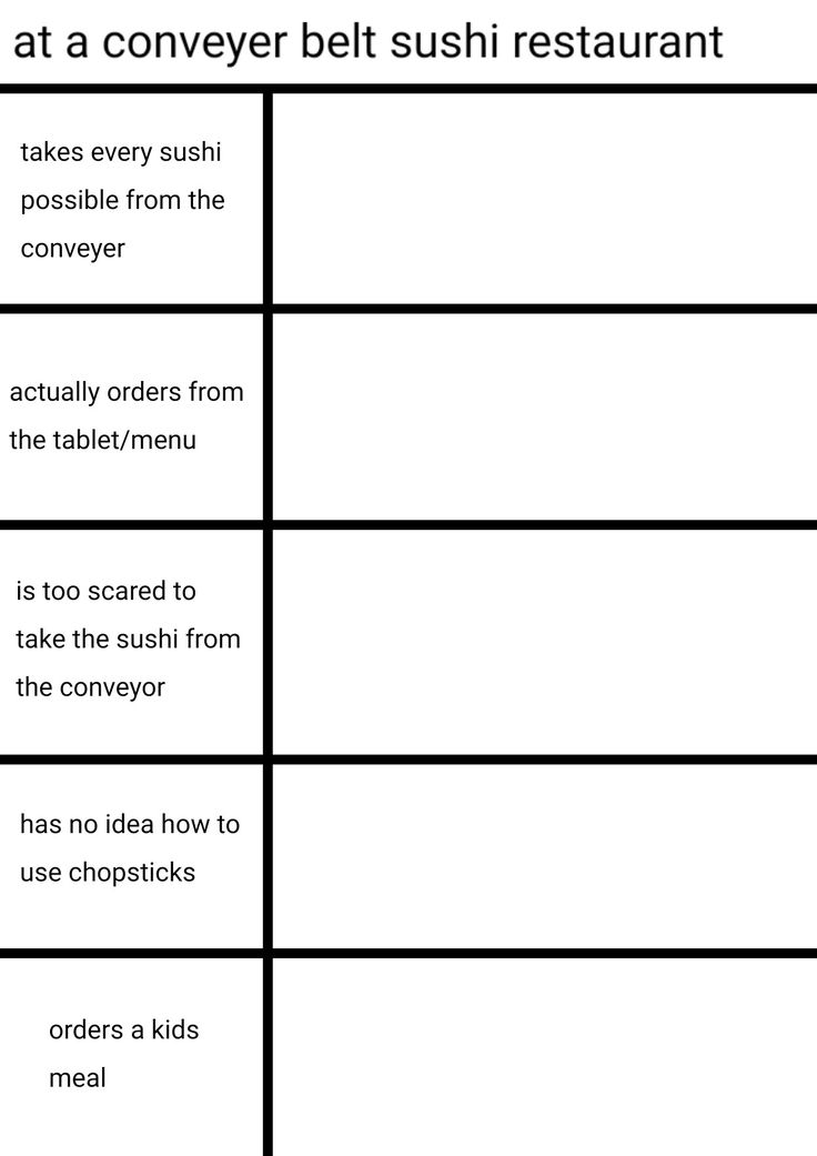 a table with two different types of sushi