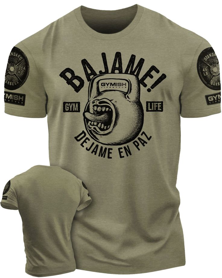 Bajame! Dejame en paz Workout Gym T-Shirt Funny Gym Shirt for Men Camiseta de gimnasio de entrenamiento ✔ Calidad premium para el atleta dedicado: confeccionadas con una mezcla superior de 60% algodón y 40% poliéster, las camisetas Gymish Lifestyle ofrecen el equilibrio perfecto entre comodidad y durabilidad. Siente la diferencia en cada entrenamiento. ✔ Diseñado para motivar: mejore su entrenamiento con diseños inspiradores diseñados para asistentes al gimnasio, levantadores de pesas, culturistas y entusiastas del CrossFit. Nuestras camisetas no son solo una vestimenta; son un empujón para ir más allá de tus límites. ✔ Comodidad y ajuste óptimos: experimente una camiseta que se siente como algodón, suave al tacto y liviana, lo que garantiza que se mantenga cómodo durante los entrenamiento Workout T Shirts, Funny Gym Shirt, Crossfit Shirts, Gym T Shirt, Female Runner, Funny Gym Shirts, Gym Apparel, Funny Gym, Mens Workout Shirts