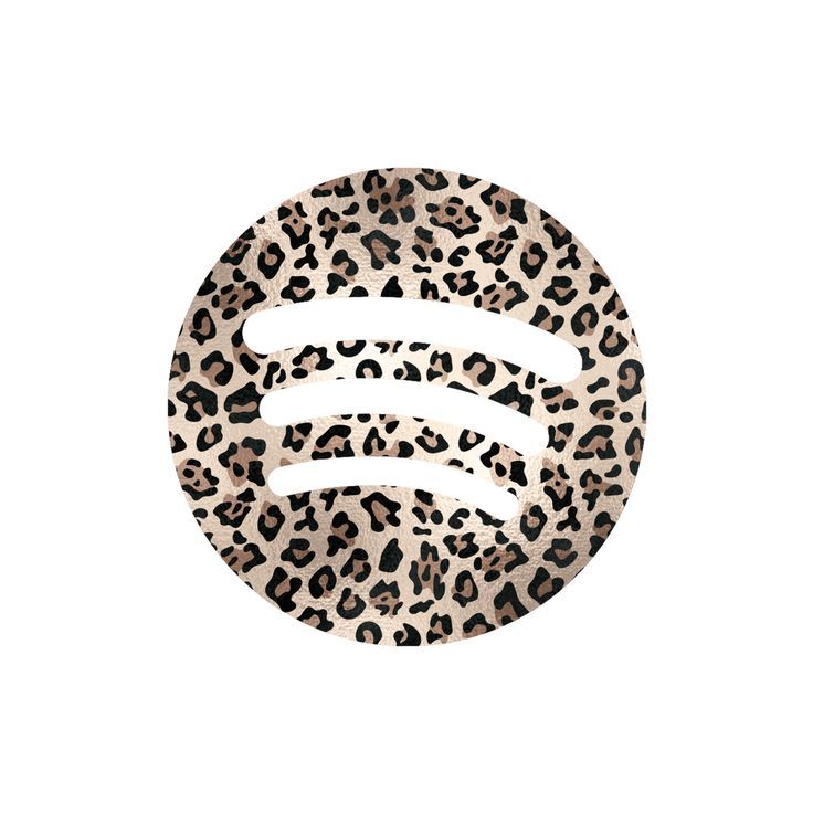 the letter e is made up of an animal print pattern, and has black spots on it