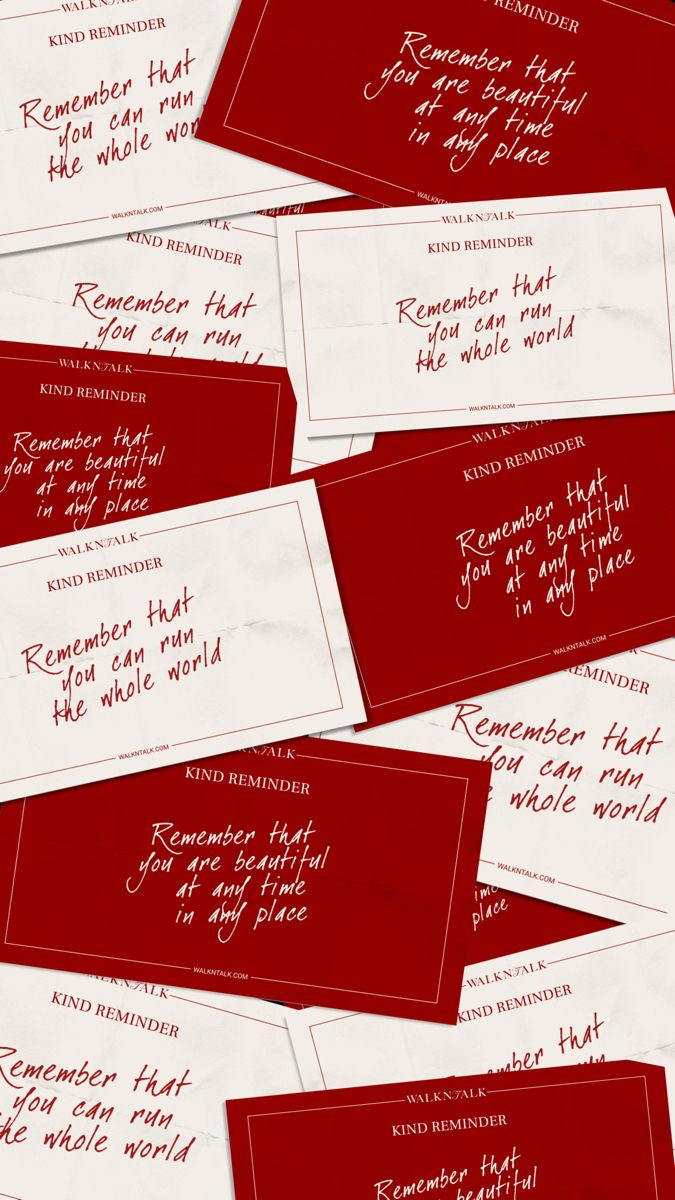 several red and white envelopes with writing on them are lined up in the same row