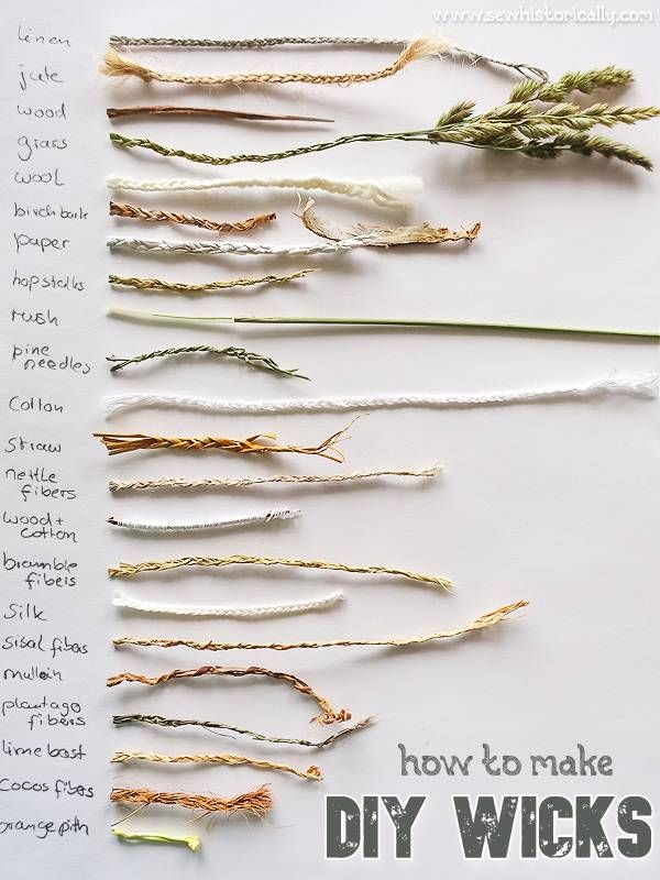 an image of how to make diy wicks