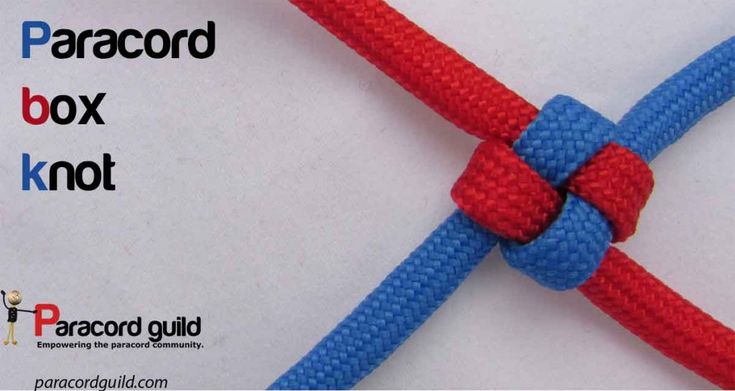 a video demonstrating how to tie a paracord box knot