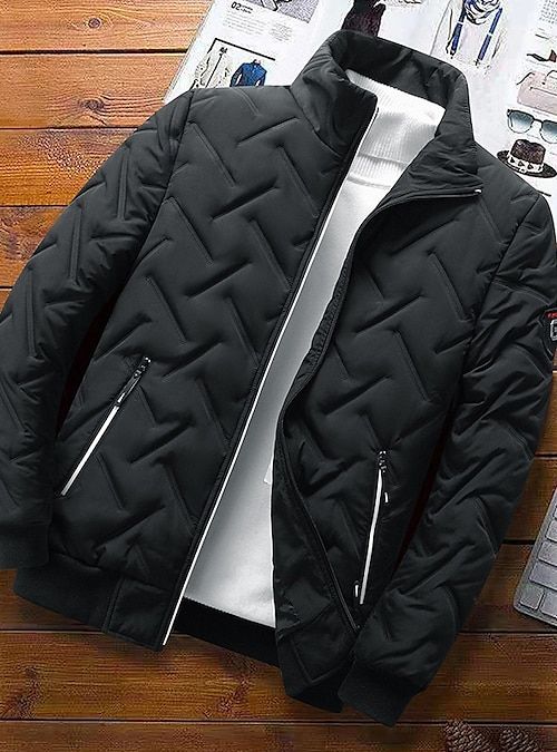 Plaid Outerwear, Grey Puffer Jacket, Slim Fit Coat, Grey Puffer, Mens Puffer Jacket, Mens Down Jacket, Comfort Fashion, Winter Puffer Jackets, Mens Jackets Casual