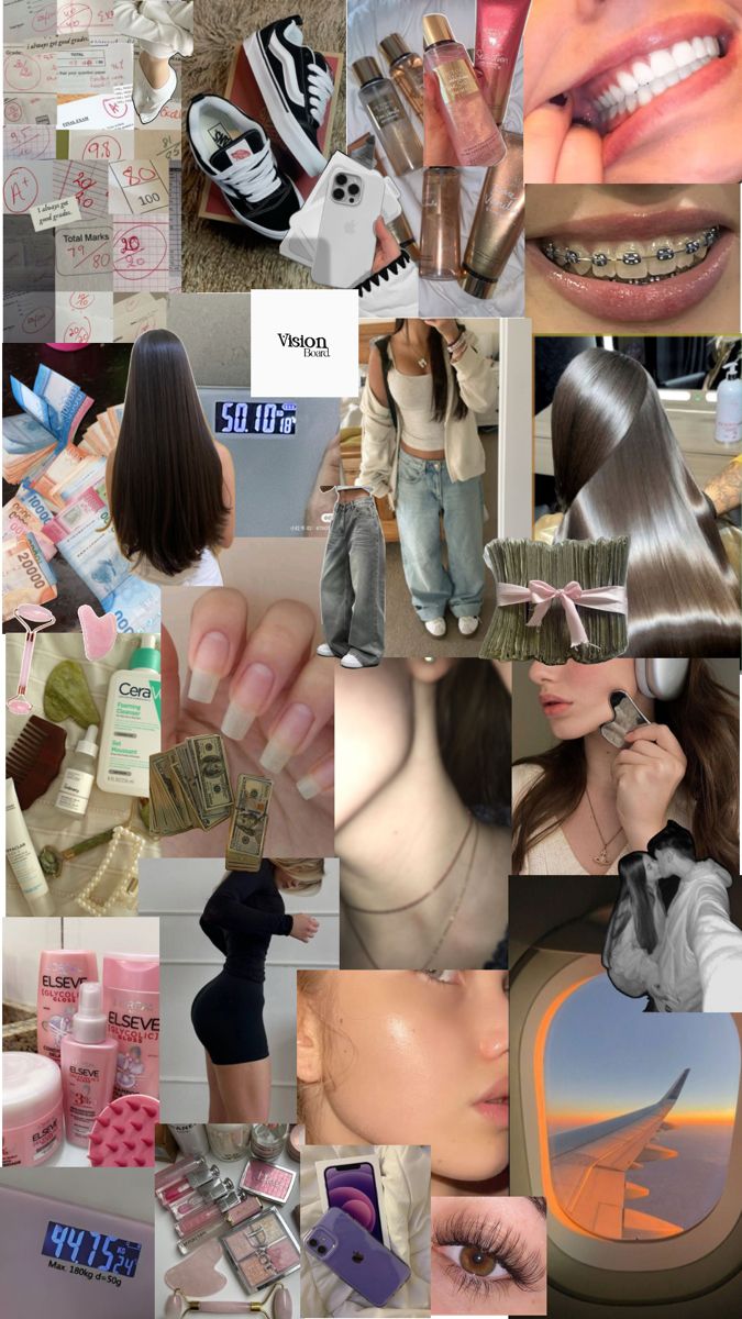 a collage of photos with different types of hair and makeup