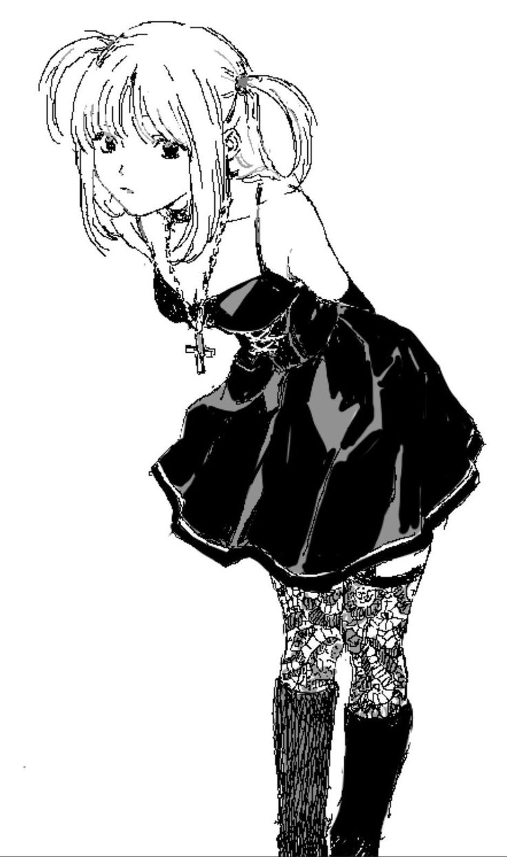 a black and white drawing of a girl in boots with her hand on her hip