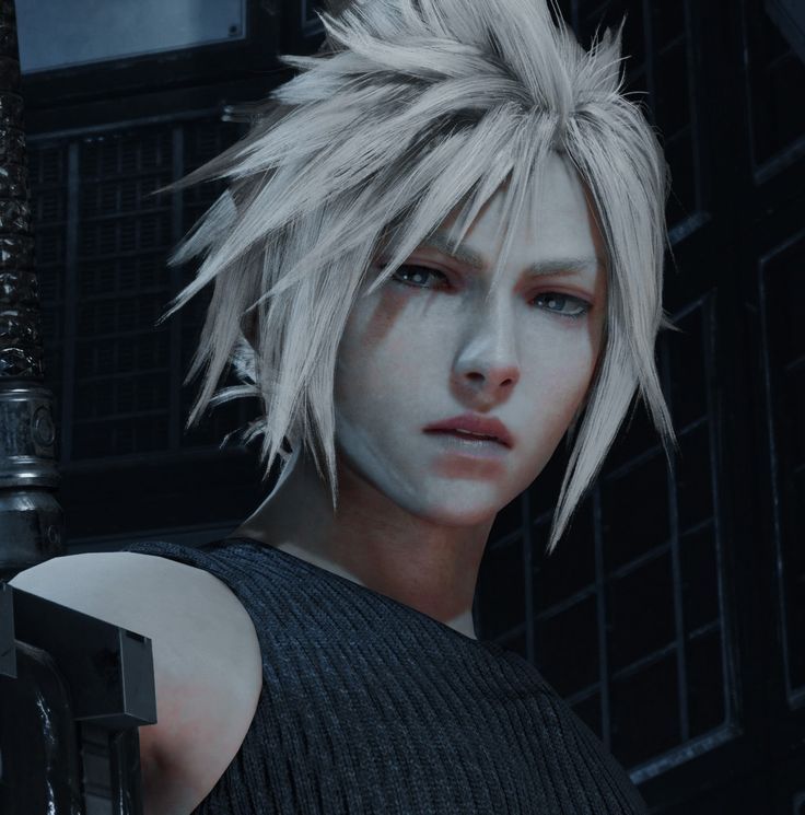 Final Fantasy Cloud Strife, Final Fantasy Vii Cloud, Final Fantasy Cloud, Cloud Strife, Final Fantasy Vii, White Hair, Final Fantasy, Hair, Pins