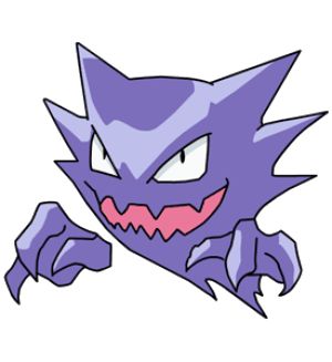 an image of a cartoon character with big eyes and sharp fangs on his face, looking angry