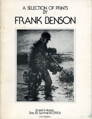 an old book cover with a drawing of a man holding a dog in the water