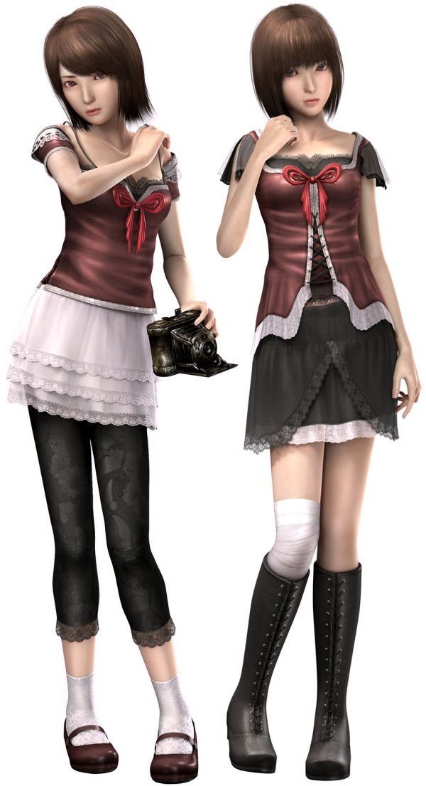 Protagonist Outfit, Horror Game Protagonist, Video Game Outfits, Project Zero, Under Clothing, Game Protagonist, 일본 패션, Japanese Horror, Fatal Frame