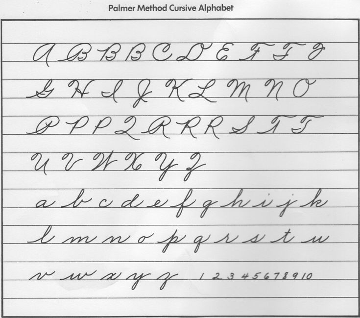 an old handwriting paper with cursive writing on the bottom and upper letters in black ink