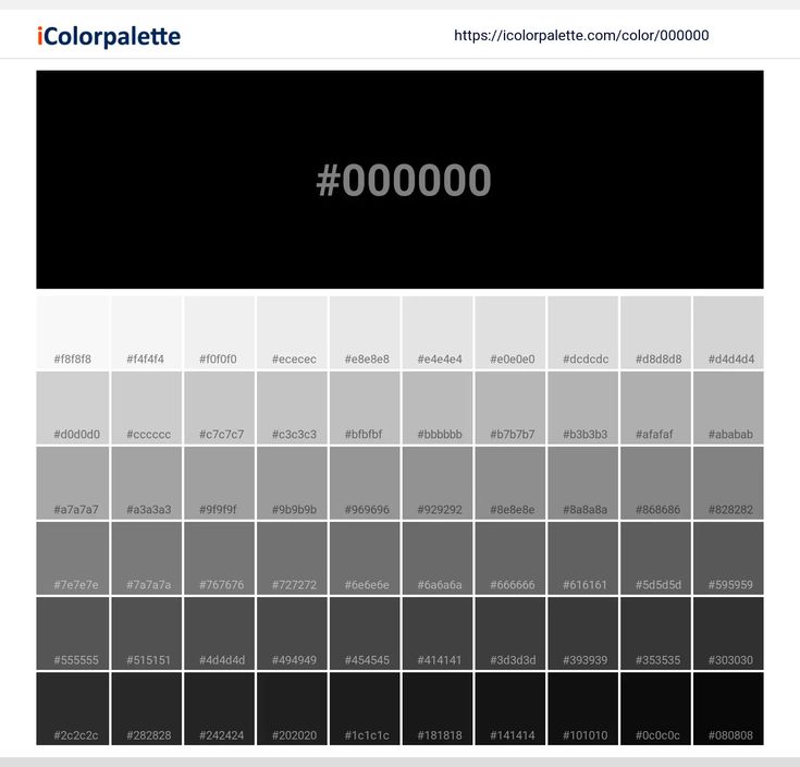 Black Color | 000000 information | Hex | Rgb | Pantone in 2024 | Black ...