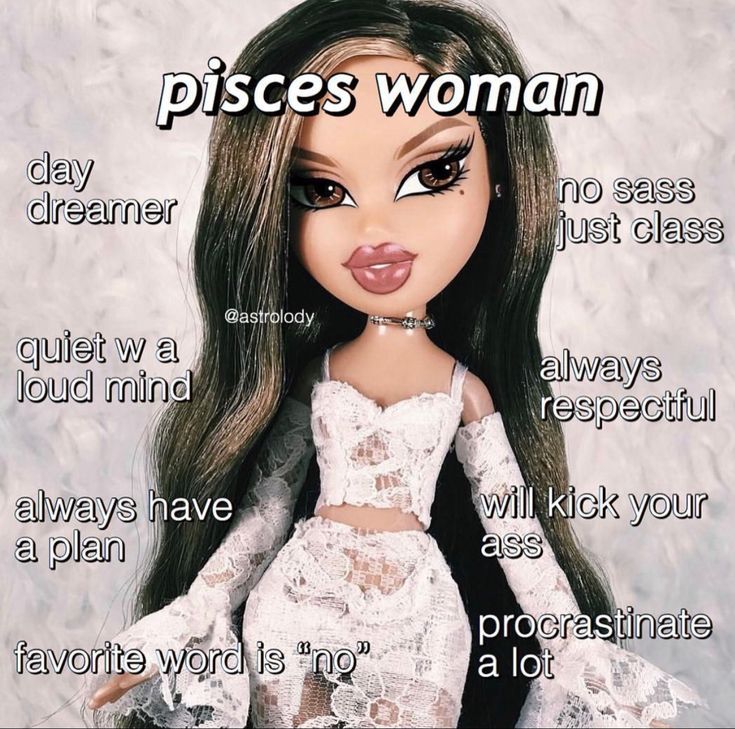 an image of a doll with words written on it