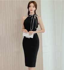 Classy Bodycon Dress, Body Con Dress Outfit, Party Dress Women, Stand Neck, Elegant Office, Bodycon Dress With Sleeves, Office Dress, Classy Work Outfits, Form Fitting Dress