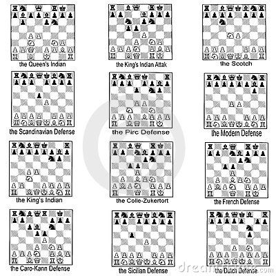 the chess game with instructions for each player