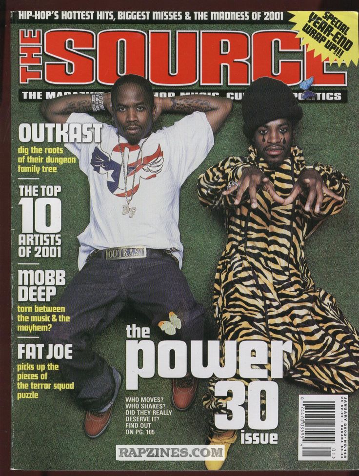 the source magazine cover with two black men