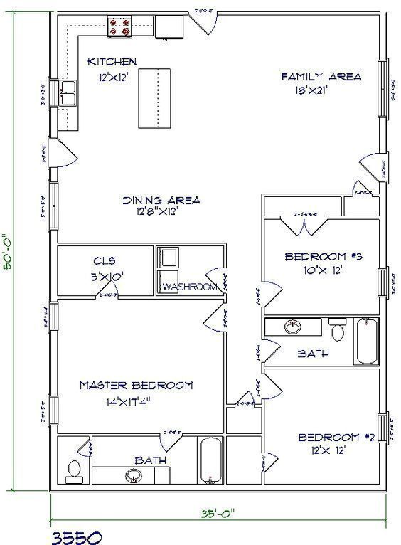 40x60 barndominium floor plans, two story barndominium