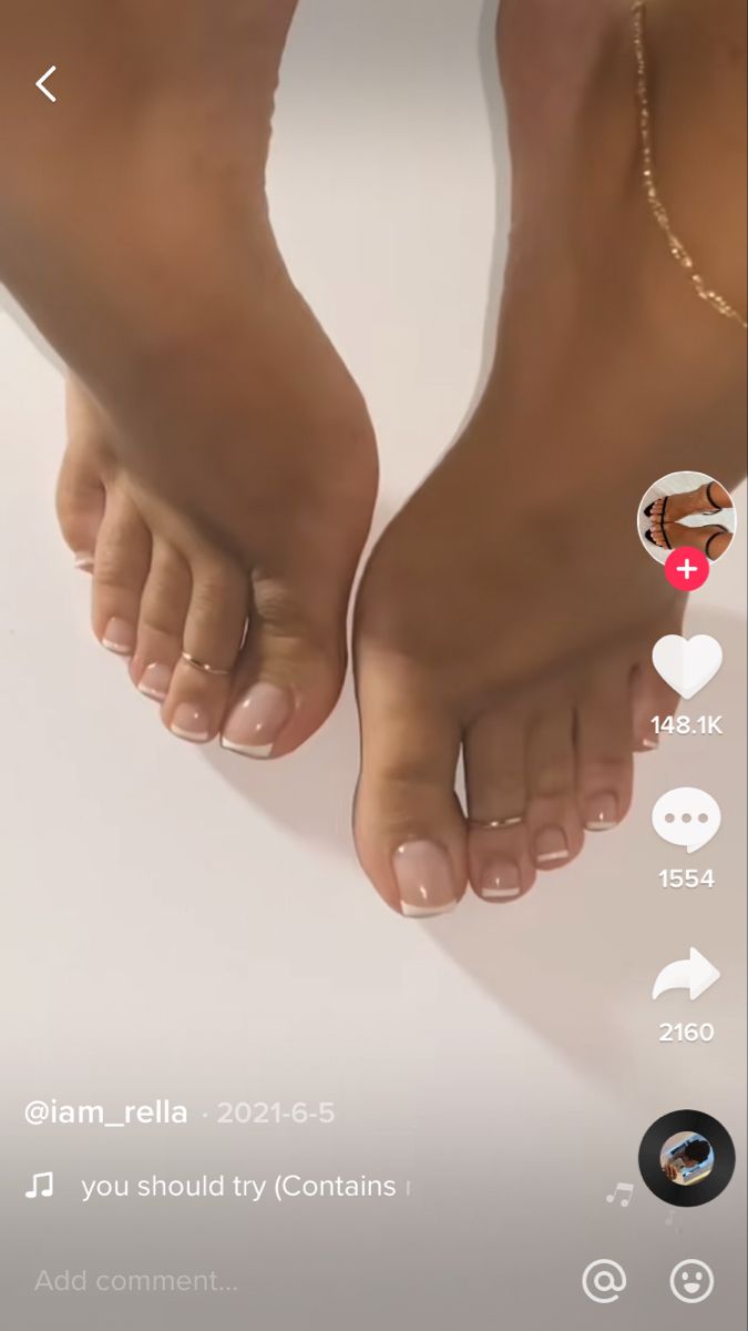 Rounded Toenails, Nice Pedicure, Ombre French Tip Pedicure, French Nails Mani Pedi, Nails For Feet Toenails, Square Pedicure, Natural Looking Pedicure, Christmas Nails Pedicure, Bare Pedicure