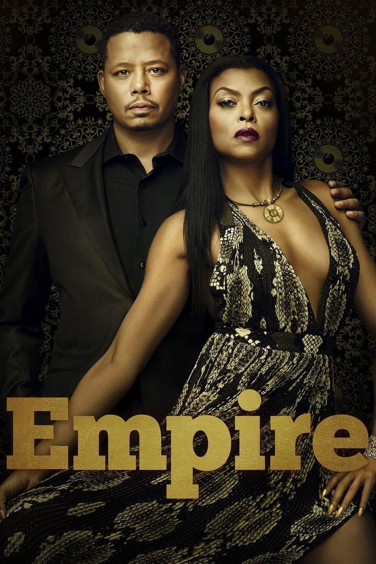 the poster for empire shows two people standing next to each other