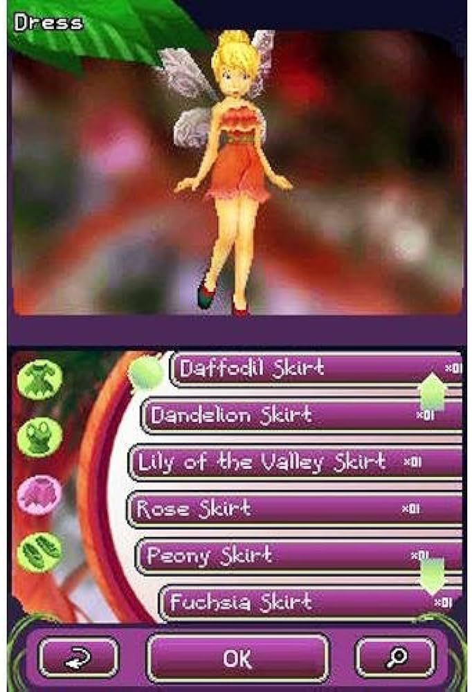 the game screen shows an image of a fairy