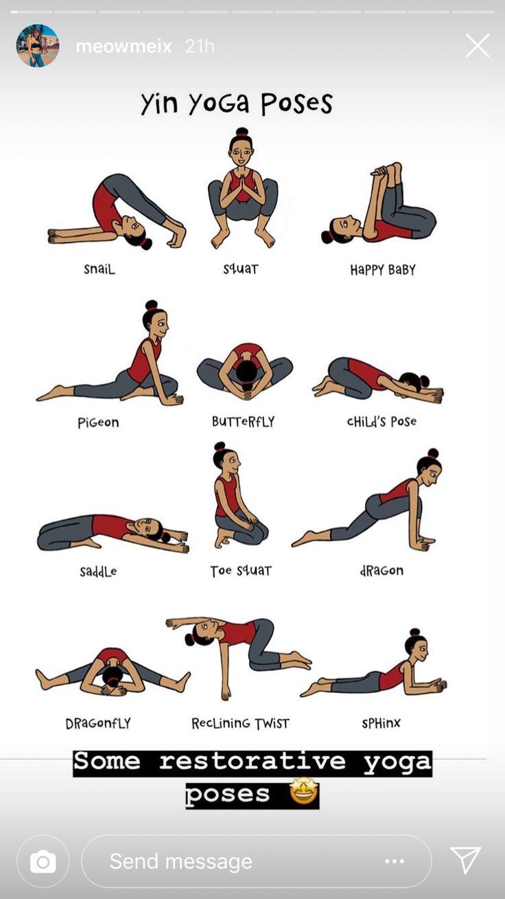 an image of yoga poses for beginners on the app store's iphone screen