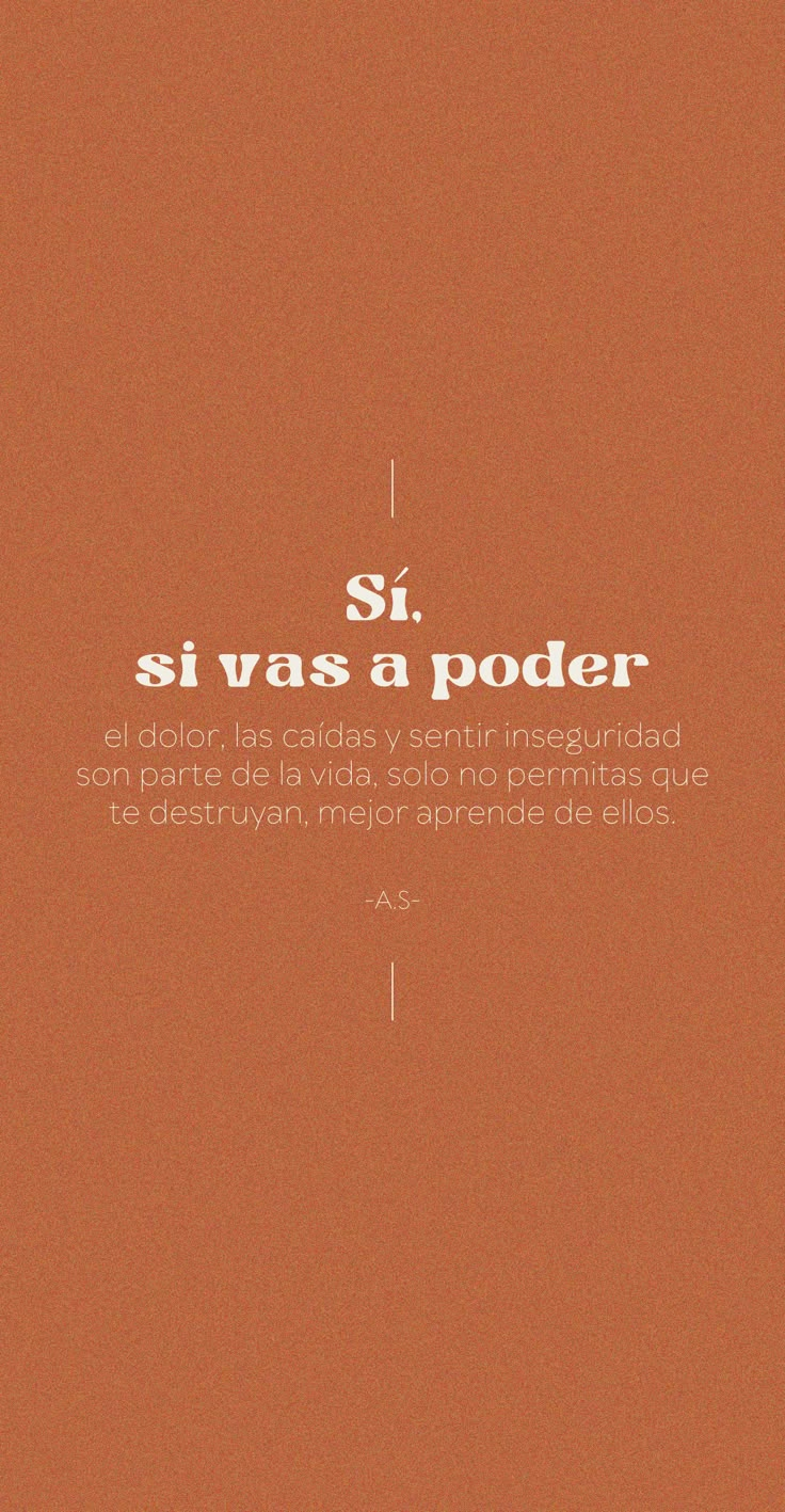 an orange background with the words st si vas a podder written in spanish