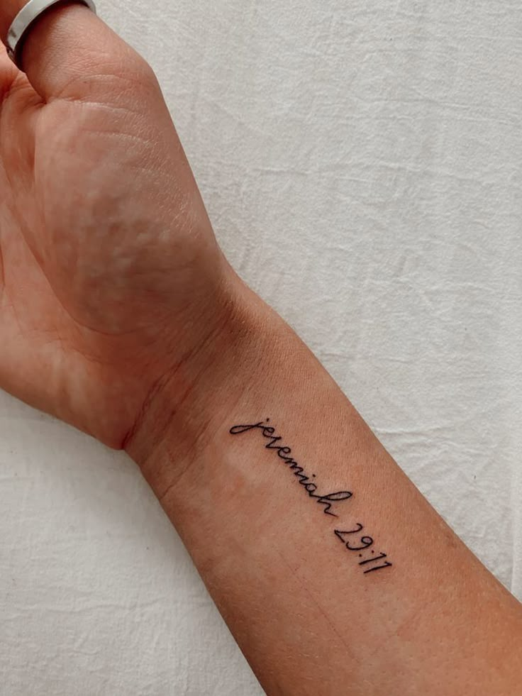 a woman's arm with a tattoo that reads, it's always nice