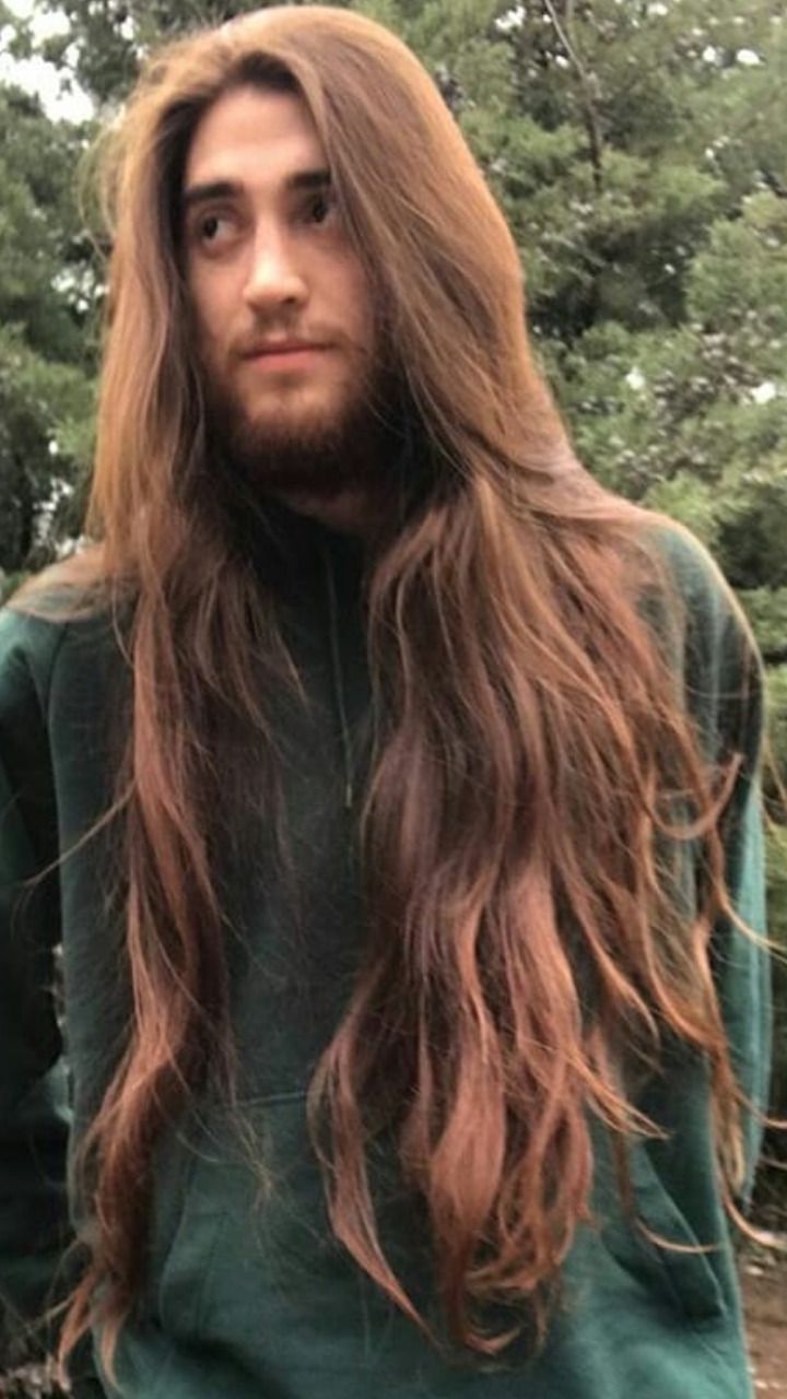 . Long Hair Man, Red Hair Men, Hair References, Hair Man, Extremely Long Hair, Viking Hair, Really Long Hair, Corte De Cabelo Masculino, Super Long Hair