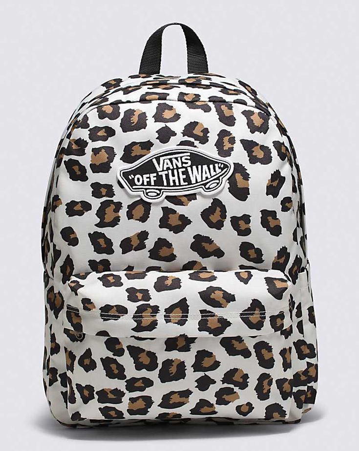 The Old Skool Classic Backpack is a favorite for good reason. This classic backpack features an all-purpose, two pocket design with an organizer in the front, a slip-in interior pocket, laptop sleeve that fits most 15'' laptops, and a side water bottle pocket. A bombastic leopard print and historic details like the Vans® logo bring added personality to this iconic design. Shell: 100% Polyester Polyurethane Coating Vans Old Skool Backpack, Vans Backpack, Vans Store, Vans Logo, Birthday List, Iconic Design, Classic Backpack, Promotional Gifts, Vans Old Skool