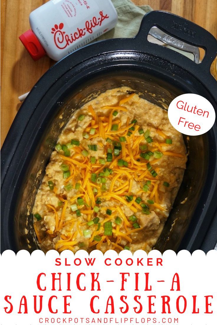 slow cooker chicken fill - a sauce casserole recipe