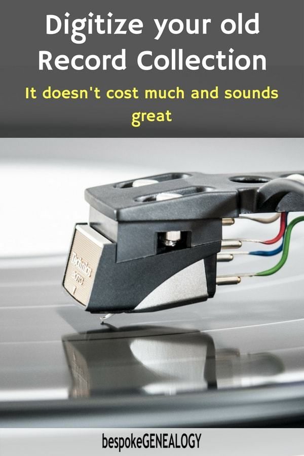 a record player with the words digitize your old record collection it doesn't cost much and sounds great