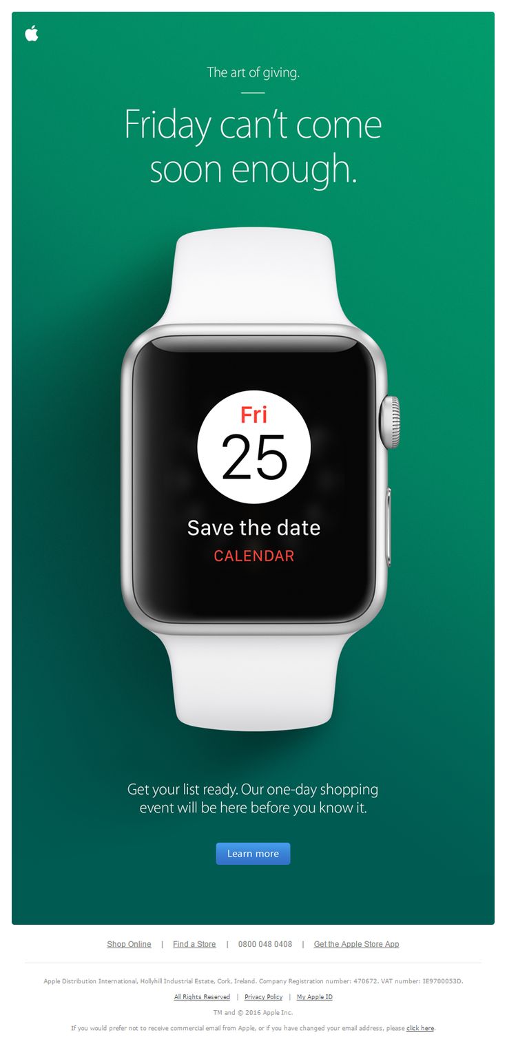 an apple watch with the text friday can't come soon enough save the date