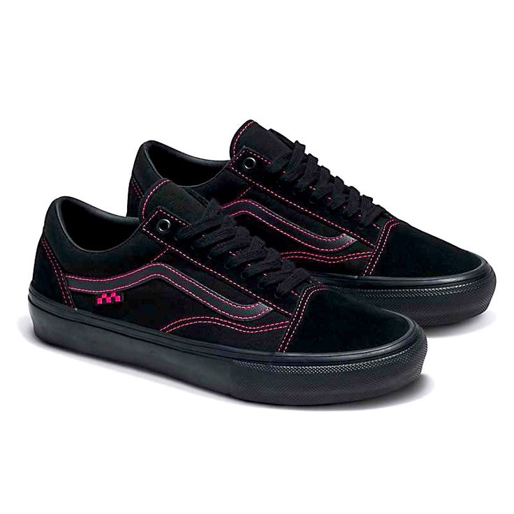 New In Box Black Suede Pink Sole Extra Comfort Cushioned Insole Shoes Vans, Vans Old Skool, Old Skool, Vans Shoes, Mens Shoes Sneakers, Black Suede, Men's Shoes, Shoes Sneakers, Black Pink