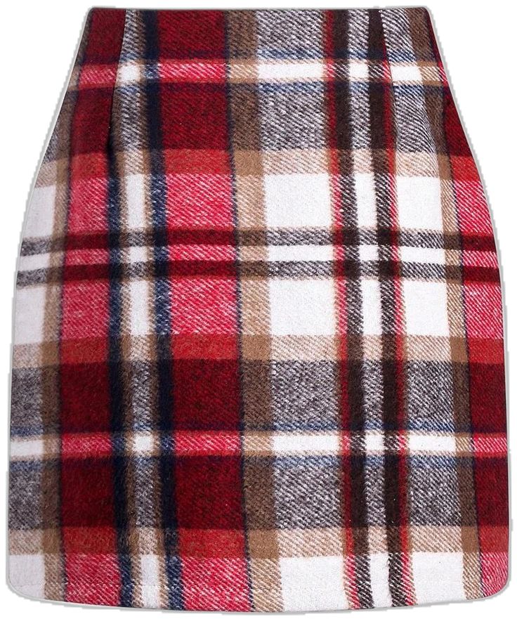 High Waisted Plaid Skirt, Stylish Midi Skirt, Grid Skirt, Slim Fit Skirts, Gingham Skirt, Plaid Pencil Skirt, Winter Plaid, Wool Pencil Skirt, Wrap Around Skirt