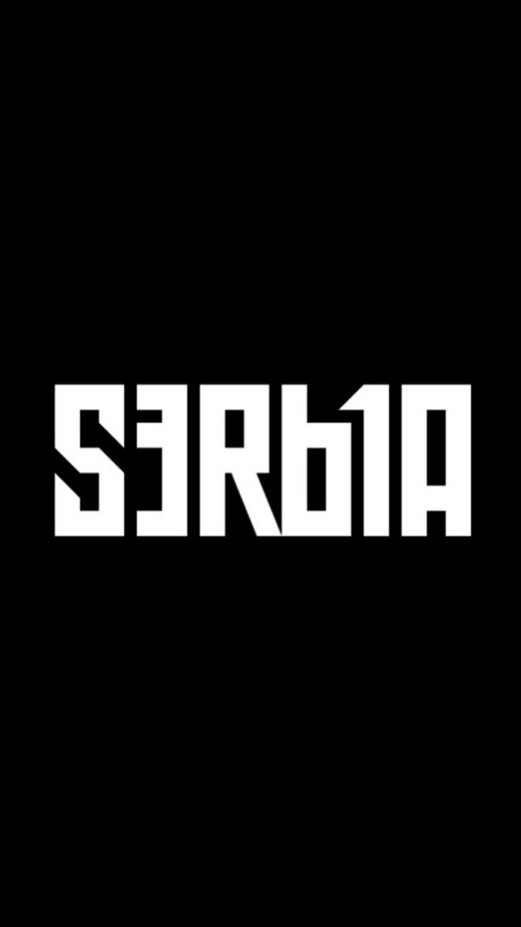 the word serda in white on a black background