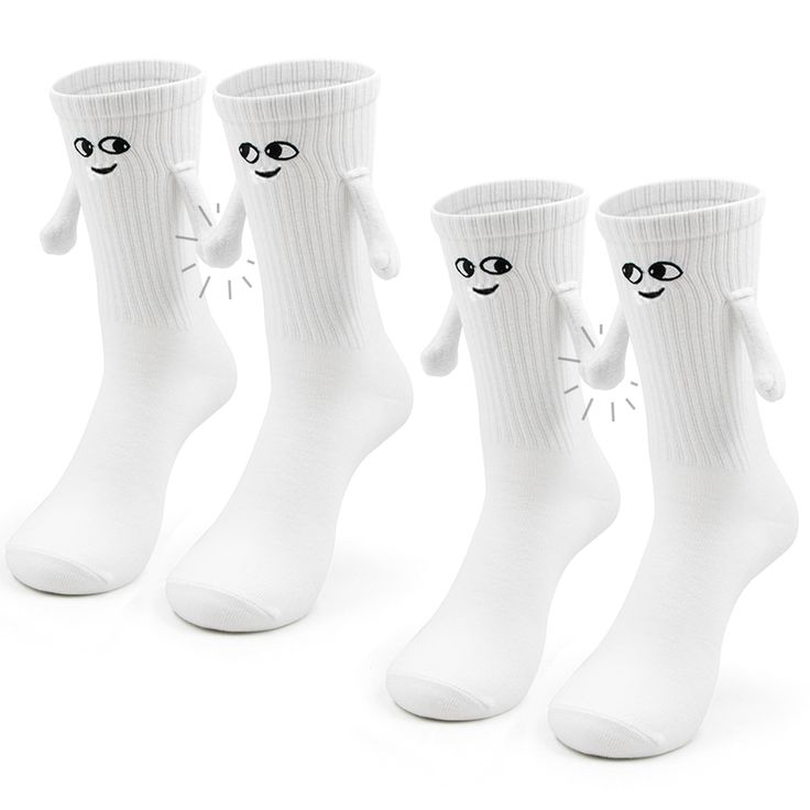 PRICES MAY VARY. Add More Fun! A Funny Party Holding Hands Dress Socks To Celebrate Your Birthday, Christmas, Holiday, Graduation, Valentines Day, Wedding Party, Play With Humor And Laugh Out With The Hand Holding Socks. Socks That Hold Hands And Show Up The Smile Face Make It Cute And Novelty, a Surprise Cute Gifts, Funny Gifts For Adult Kids Teen, Best Friends Gifts And Couples Gifts for boyfriend, girlfriend, husband, wife. Come With 2 Pairs Hand In Hand Socks With Enough Strong Magnet, The H Socks That Hold Hands, Funny Christmas Socks, Funny Gifts For Girlfriend, Good Gifts For Girlfriends, Silly Christmas Gifts, Things To Get Friends For Birthday, Fun White Winter Socks, Novelty White Socks For Stocking Stuffers, Fun White Socks As Gift