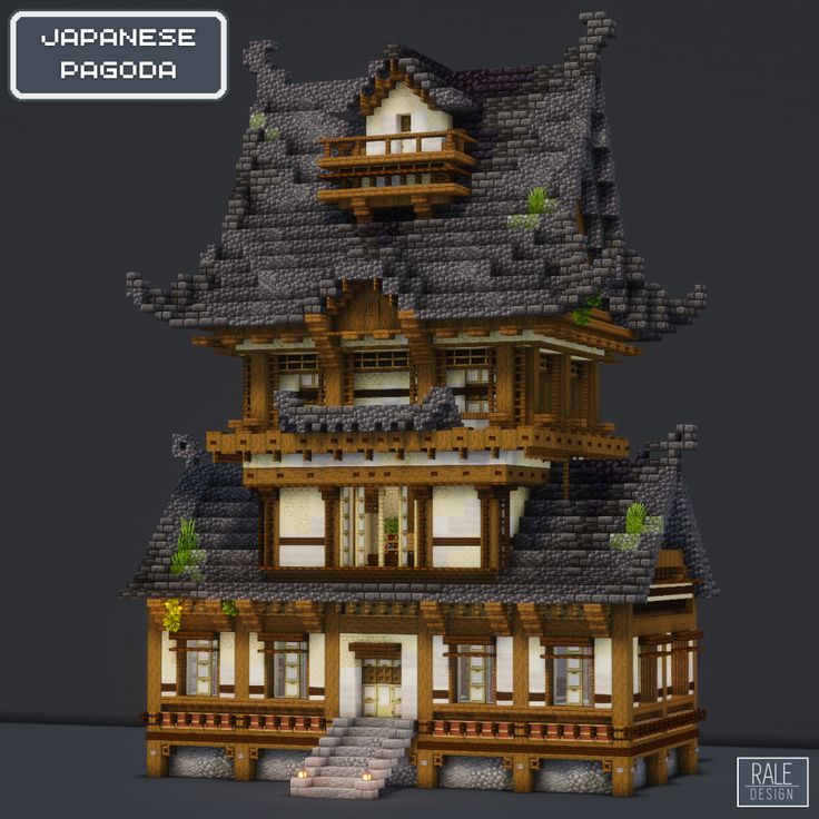 an image of a japanese house made out of lego blocks and bricks with stairs leading up to the upper level