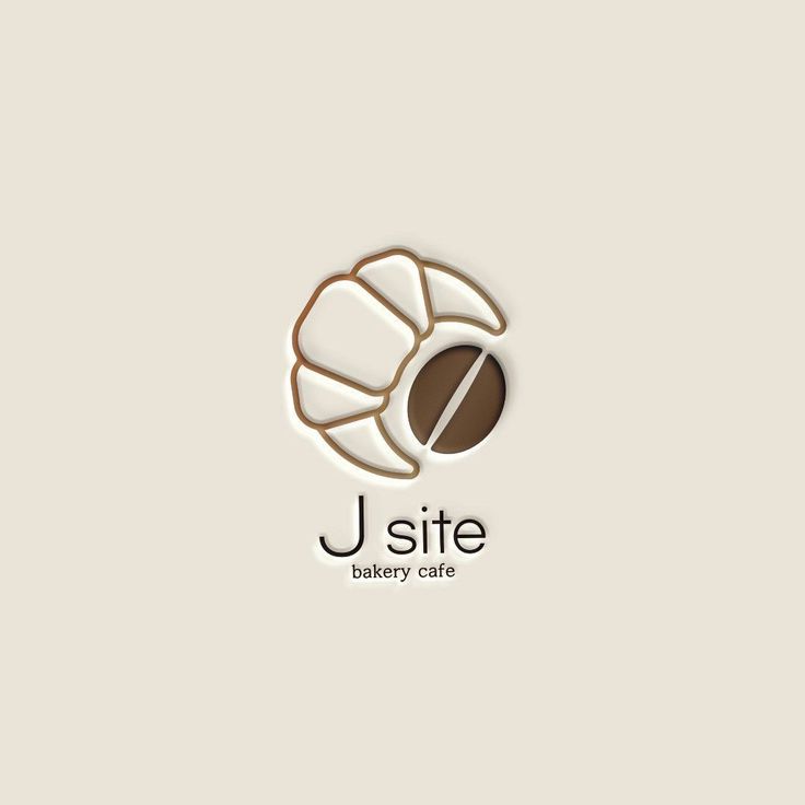 the j - site bakery care logo is shown in brown and white, on a beige background