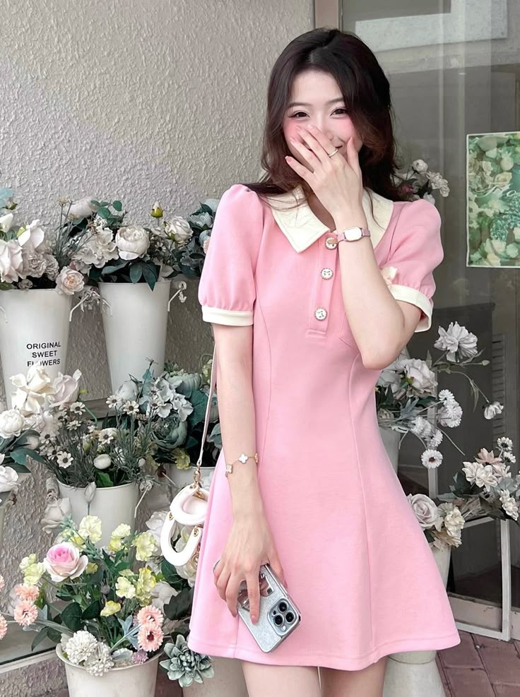 ❤︎ French Polo One Piece❤︎



     


Unit (cm)
Length
Chest surroundings
shoulder width


XS
78.5
83
33.5


S
80
87
34.5


M
81.5
91
35.5


L
83
95
36.5 Korean Outfits Kpop, Kawaii Dress, Kawaii Clothes, 5 S, Pink Mini Dresses, Korean Outfits, Polo Dress, Teen Fashion Outfits, Cute Fashion