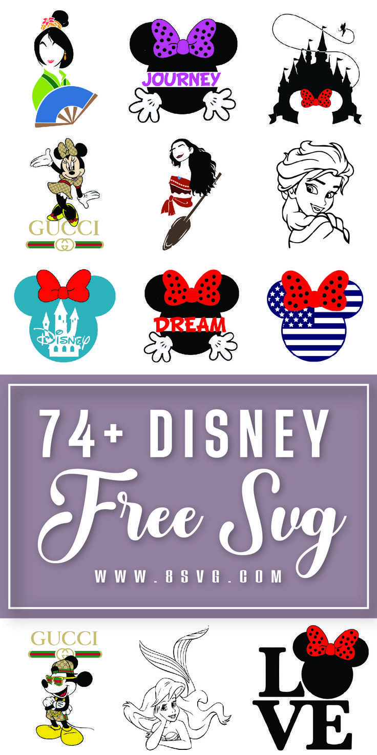 mickey mouse and other cartoon characters with the words disney free svg on it's back