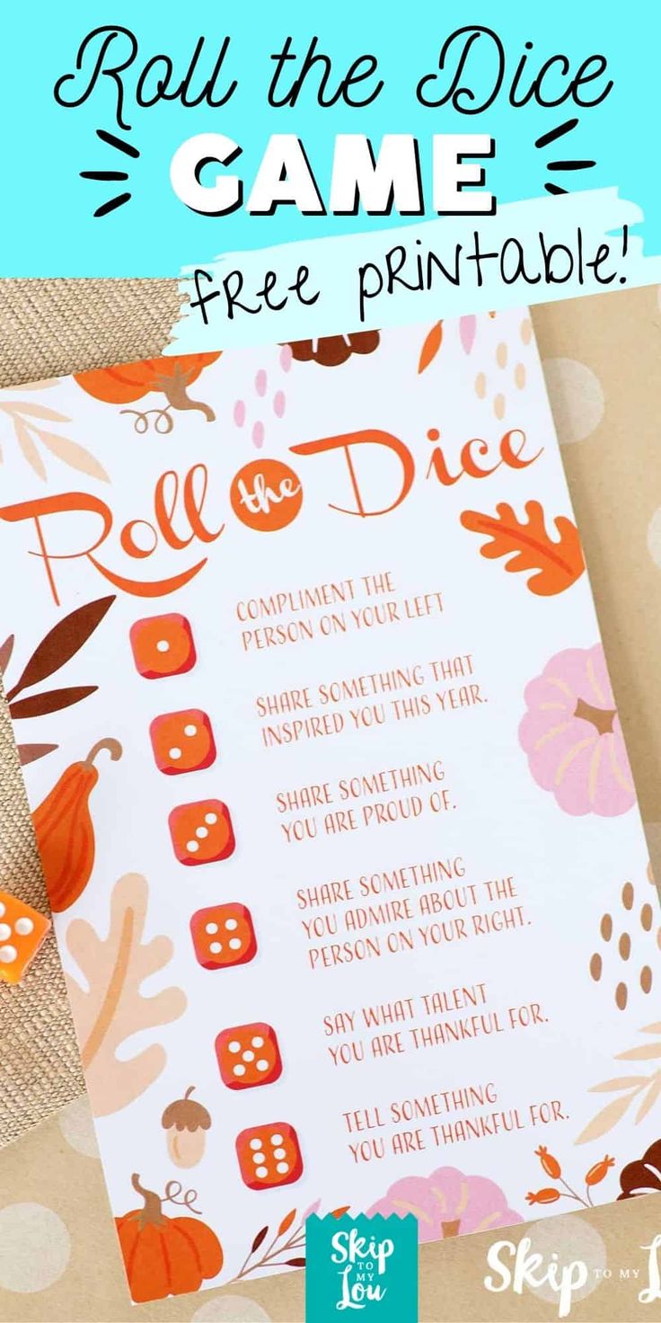 a printable roll the dice game for halloween